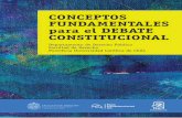CONCEPTOS FUNDAMENTALES para el DEBATE CONSTITUCIONAL