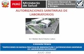AUTORIZACIONES SANITARIAS DE LABORATORIOS