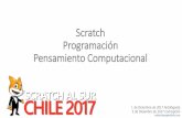 PANEL Scratch Programación Pensamiento Computacional