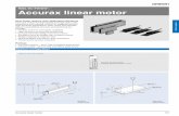 Accurax Linear Motor Datasheet - Omron eData