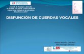 DISFUNCIÓN DE CUERDAS VOCALES - Comunidad de Madrid