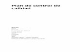 Plan de control de calidad - RIB Spain = Presto