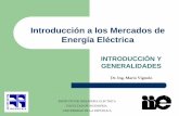Introducción a los Mercados de Energía Eléctrica