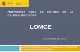 LOMCE - Ministerio de Educación y Formación Profesional