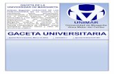 GACETA DE LA UNIVERSIDAD DE MARGARITA - UNIMAR