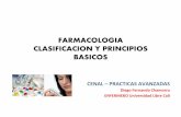 FARMACOLOGIA CLASIFICACION Y PRINCIPIOS BASICOS
