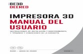 IMPRESORA 3D MANUAL DEL USUARIO - Y Soft