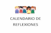 CALENDARIO DE REFLEXIONES