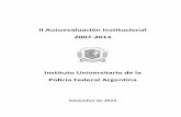 II Autoevaluación Institucional 2007-2014
