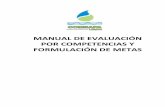 Manual Evaluación por competencias y formulación de metas