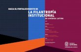HACIA EL FORTALECIMIENTO DE LA FILANTROPÍA INSTITUCIONAL