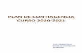 PLAN DE CONTINGENCIA CURSO 2020-2021