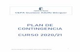 PLAN DE CONTINGENCIA CURSO 2020/21 - Castilla-La Mancha