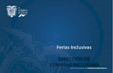 Ferias Inclusivas DIRECCIÓN DE COMPRAS INCLUSIVAS