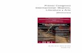 Primer Congreso Internacional: Mujeres, Literatura y Arte