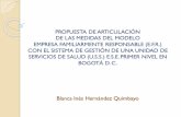 PROPUESTA DE ARTICULACIÓN DE LAS MEDIDAS DEL MODELO ...