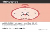MERIDIES cooperación 2021