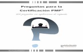 Preguntas para la Certificación PMP