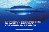 COVID-19 Guía de limpieza y desinfección de vehículos