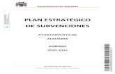 PLAN ESTRATÉGICO DE SUBVENCIONES - Alguazas