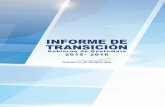 Informe de Transición de Gobierno 2015 - 2016