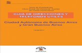 GUÍA DE DIRECCIONES Y TELÉFONOS ÚTILES Ciudad Autónoma …