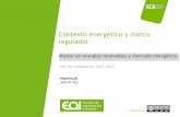 Contexto energético y marco regulador - EOI