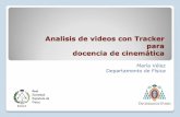 Analisis de videos con Tracker para docencia de cinemática