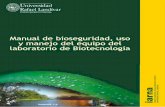 Manual de bioseguridad uso y manejo del equipo del ...