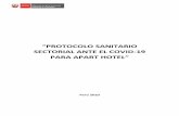 PROTOCOLO SANITARIO SECTORIAL ANTE EL COVID-19 PARA …