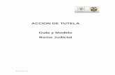 ACCION DE TUTELA Guía y Modelo Rama Judicial