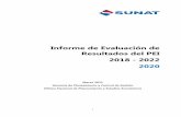 Informe de Evaluación de Resultados del PEI 2018 - 2022 2020