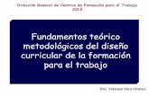 Fundamentos teórico metodológicos del diseño curricular de ...