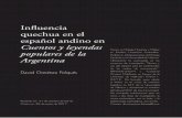Influencia quechua en el español andino en Cuentos y ...