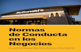 Normas de Conducta en los Negocios - McDonald's