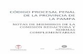 CÓDIGO PROCESAL PENAL DE LA PROVINCIA DE LA PAMPA