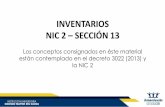 INVENTARIOS NIC 2 SECCIÓN 13