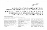 MECANISMOS DE ACCiÓN, EFECTOS FISIOLÓGICOS Y