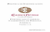 CERTIFICADO CAMERAL CAMERFIRMA DE PERSONA