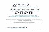 CATÁLOGO DE PRODUCTOS 2020 - ACEQ LABORATORIOS