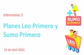 Planes Leo Primero y Sumo Primero - Colegio El Cobre