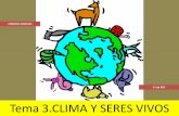Tema 3.CLIMA Y SERES VIVOS