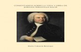 Comentarios sobre la vida y obra de Johann Sebastian Bach