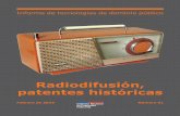 Radiodifusión, patentes históricas