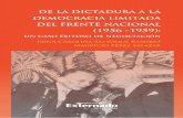De la dictadura a la democracia - Universidad Externado de ...