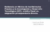 Evidencia en México de los Estímulos Fiscales a la ...