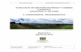 PLAN LOCAL DE GESTIÓN DE RIESGO Y CAMBIO CLIMÁTICO ...
