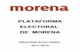 plataforma electoral morena 2018. - IEEPCO