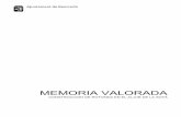 MEMORIA VALORADA - Benicarló