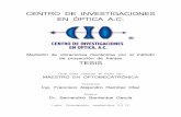 CENTRO DE INVESTIGACIONES EN ÓPTICA A.C.